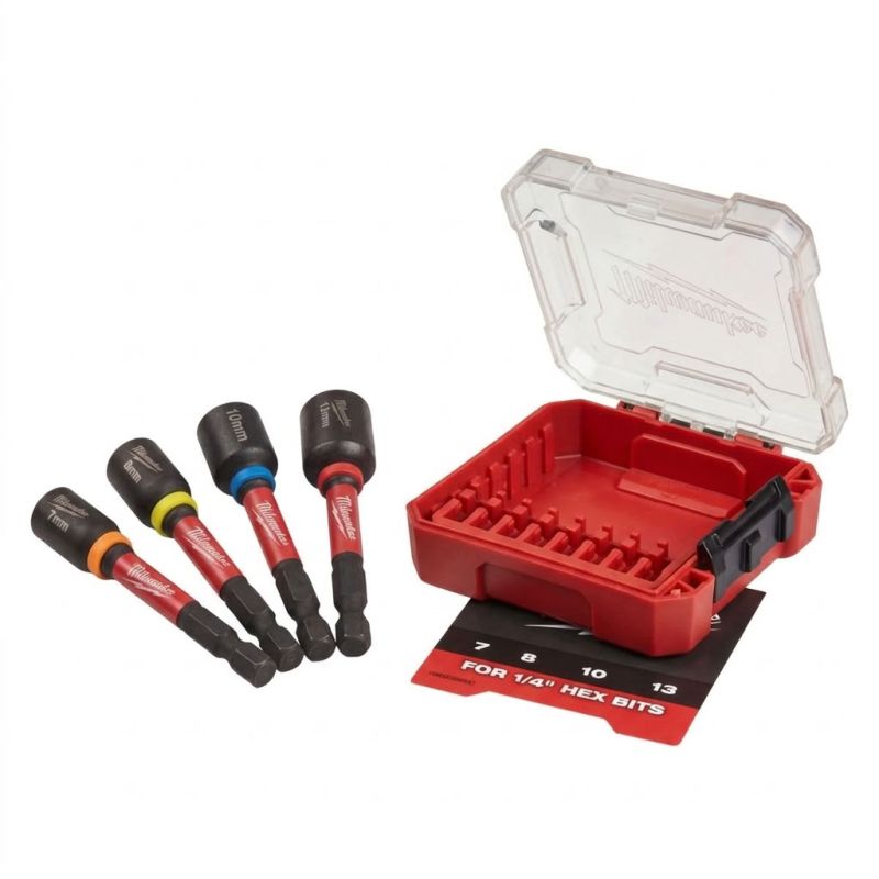 Set 4 Douilles magnétiques SHOCKWAVE™ - Milwaukee