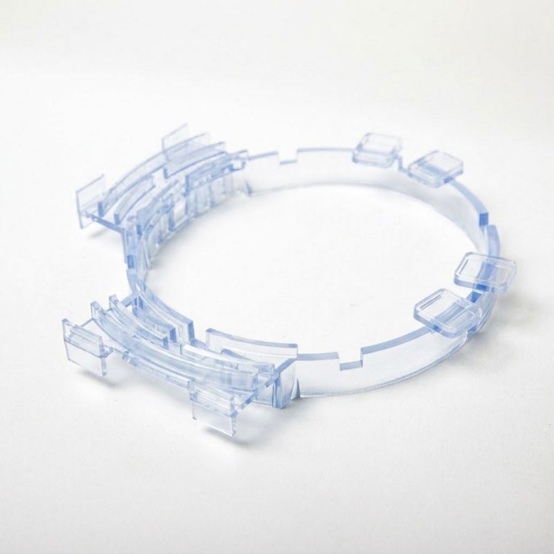 Support d'habillage transparent