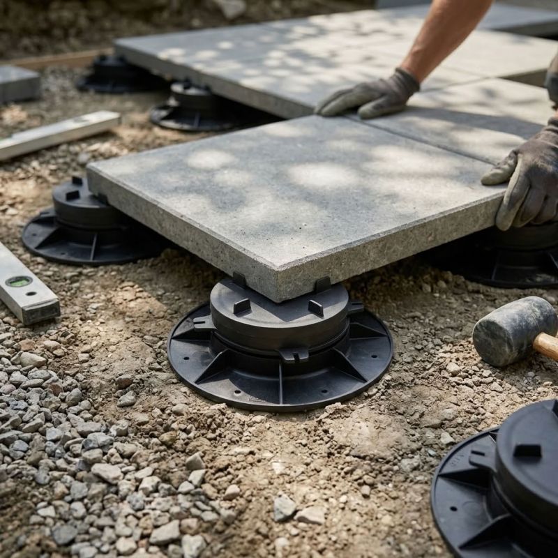 Réhausse plot terrasse 10 mm - Dalle - RH10 - Vérindal