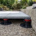 Demi plot terrasse dalle autonivelant 55-370 mm - Réglable par dessus - Solidor
