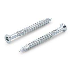 100 tornillos para terraza 'Inox A2' 5.0x60/39 'TX25' cabeza cilíndrica 'T-Drill'
