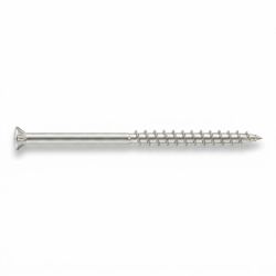 250 tornillos para terraza con cabeza fresada 4,8x100/60 TX 20
