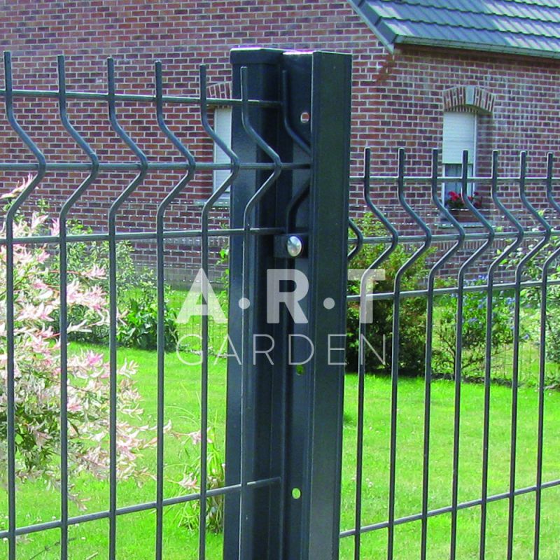 Fixation panneau grillage rigide clonor