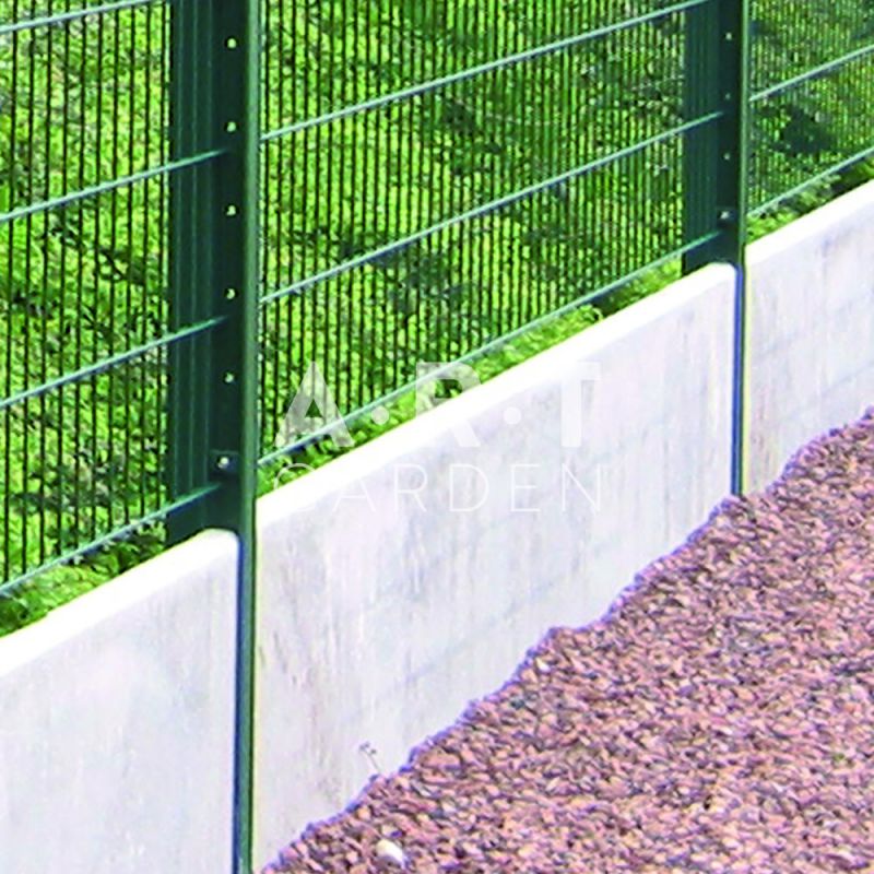 Plaque De Beton Soubassement Pour Cloture Longueur 2m50 Destin 233 Poteau