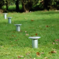 Lot De 4 Ancres Tempête XL Maxerio Galvanisées à Chaud - Pour Fondations à Vis, Abri De Jardin, Terrasse