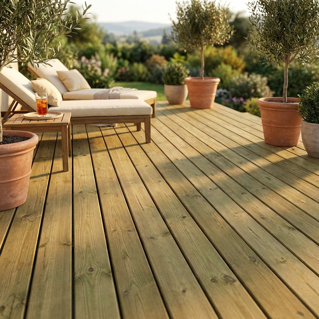 Finition terrasse bois