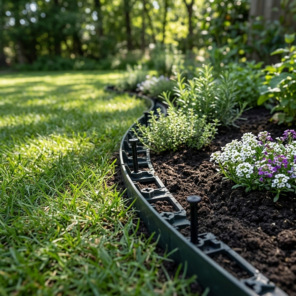 Bordure jardin plastique
