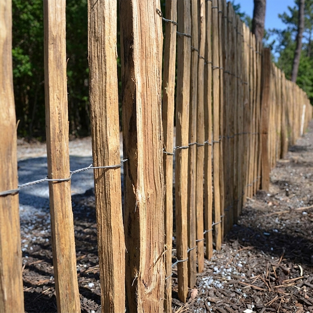 Piquet clôture bois