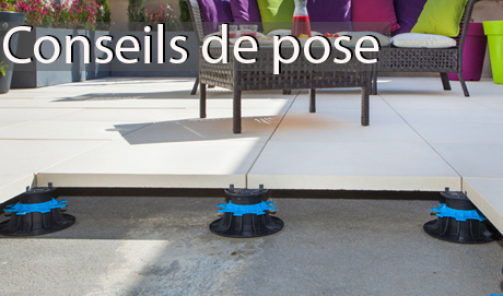 Conseil de pose pour plots sur dalle